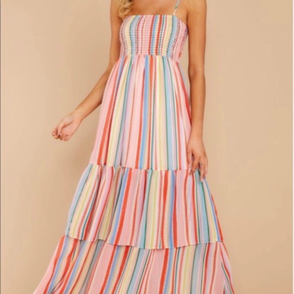 Multi color maxi dress by BB Dakota